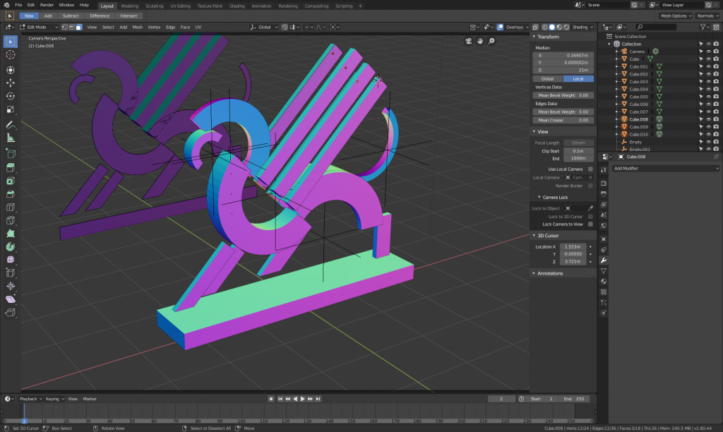 Gryphon in Blender